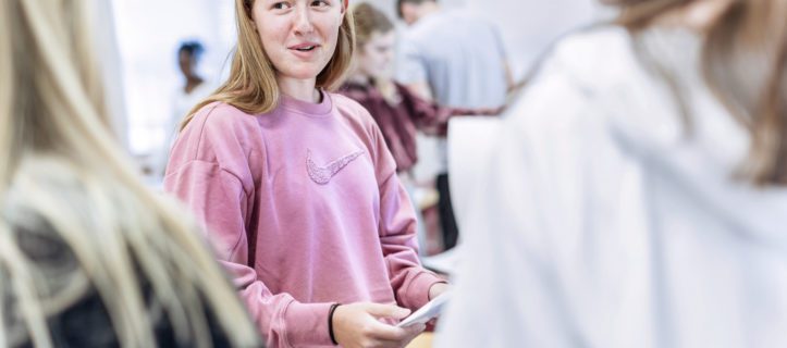 students in a classroom.