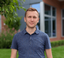 Student Portrait outside