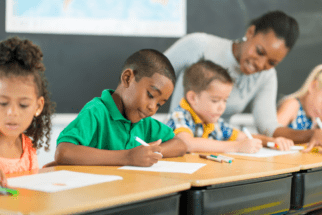 students in classroom