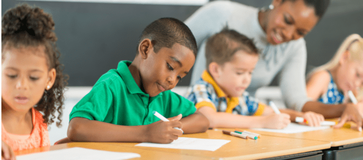students in classroom