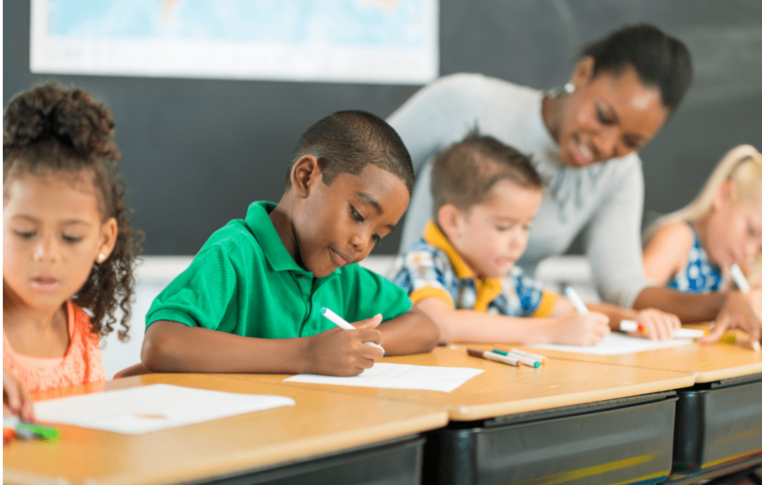 students in classroom