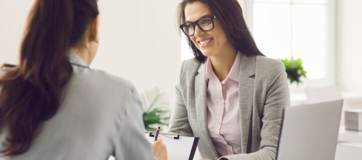 Two working professions in discussion.