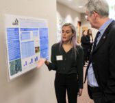 Student presenter at Ignite reception