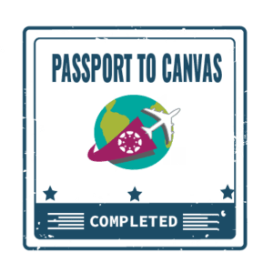 Passport to Canvas badge